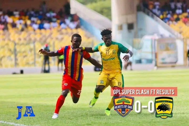 Hearts of Oak and Asante Kotoko Share Spoils in Goalless Super Clash