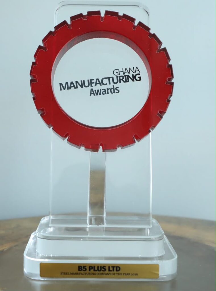 B5 Plus Ltd Named Steel Manufacturing Company of the Year at the Ghana Manufacturing Awards 2026 5cee9a44 5961 4c86 8d42 c21477a015a5