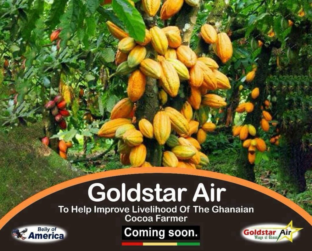 Goldstar Air To Help Improve Livelihood Of The Ghanaian Cocoa Farmer